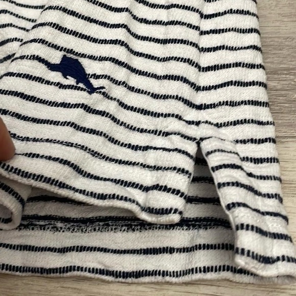 Tommy Bahama White & Navy Blue Striped Pullover Women's Sweater Hoodie Size XXS - Picture 8 of 16